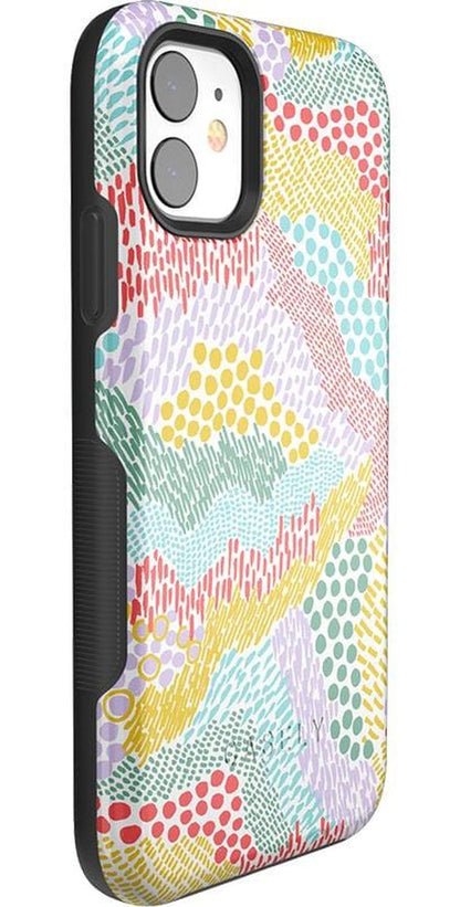 Color Me Happy | Pattern Colorblock Case