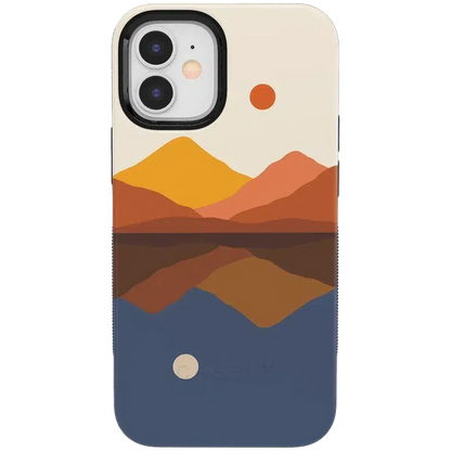 Opposites Attract | Day & Night Colorblock Mountains Case