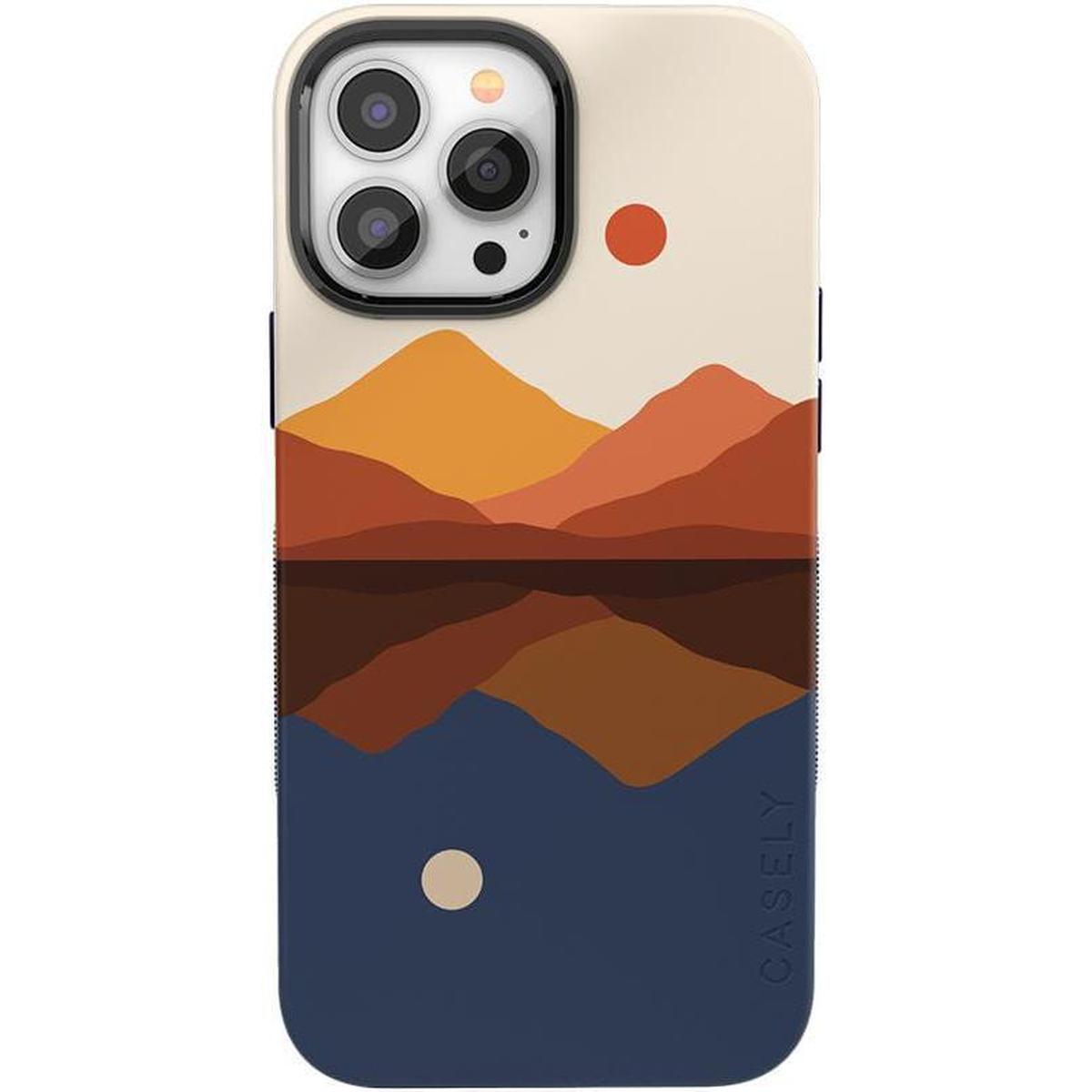 Opposites Attract | Day & Night Colorblock Mountains Case