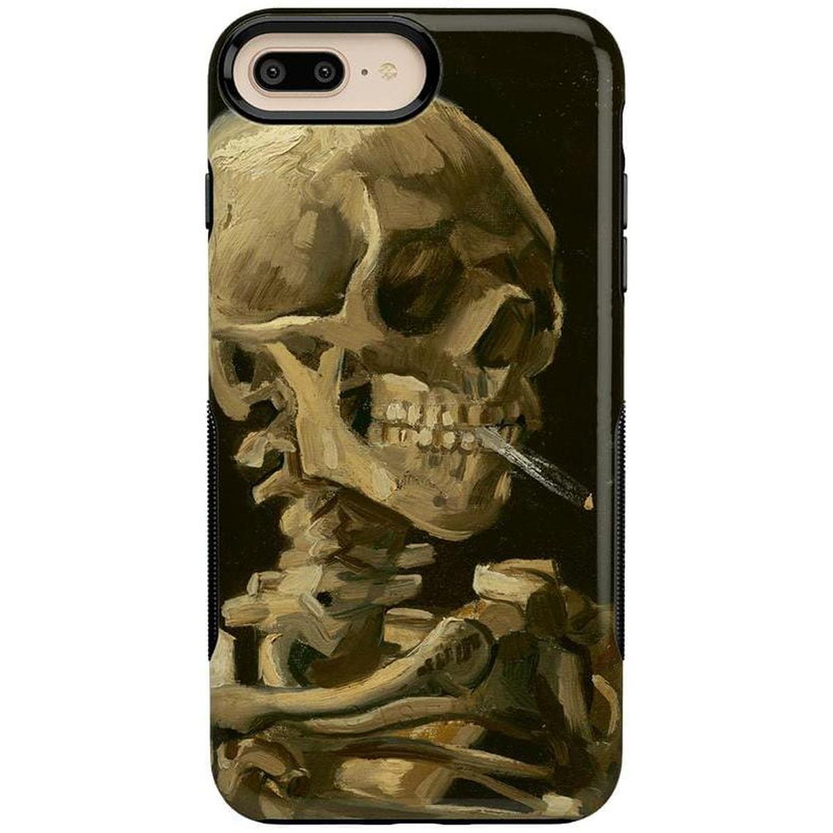 Van Gogh | Head of a Skeleton with a Burning Cigarette Phone Case