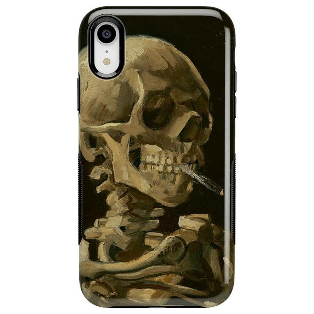 Van Gogh | Head of a Skeleton with a Burning Cigarette Phone Case