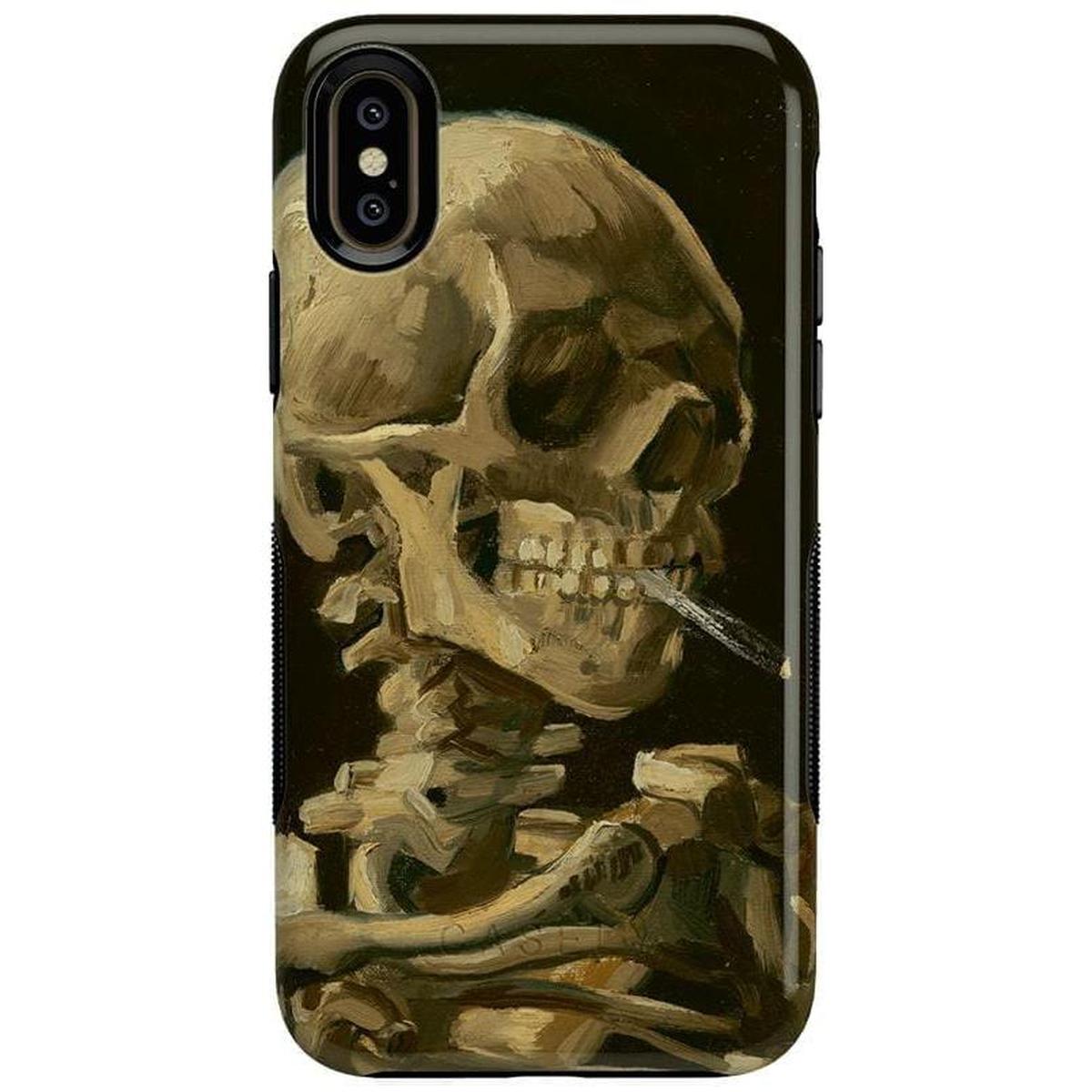 Van Gogh | Head of a Skeleton with a Burning Cigarette Phone Case