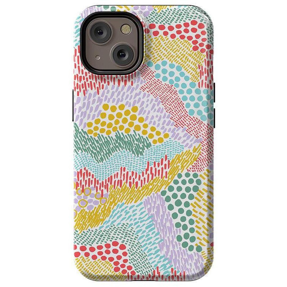 Color Me Happy | Pattern Colorblock Case