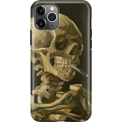 Van Gogh | Head of a Skeleton with a Burning Cigarette Phone Case