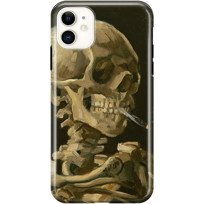 Van Gogh | Head of a Skeleton with a Burning Cigarette Phone Case