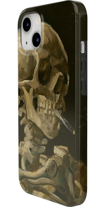 Van Gogh | Head of a Skeleton with a Burning Cigarette Phone Case