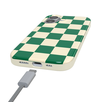 Fit Check | Green Checkerboard Case
