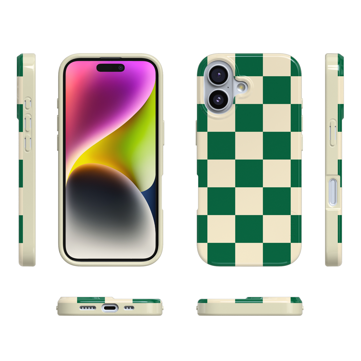 Fit Check | Green Checkerboard Case