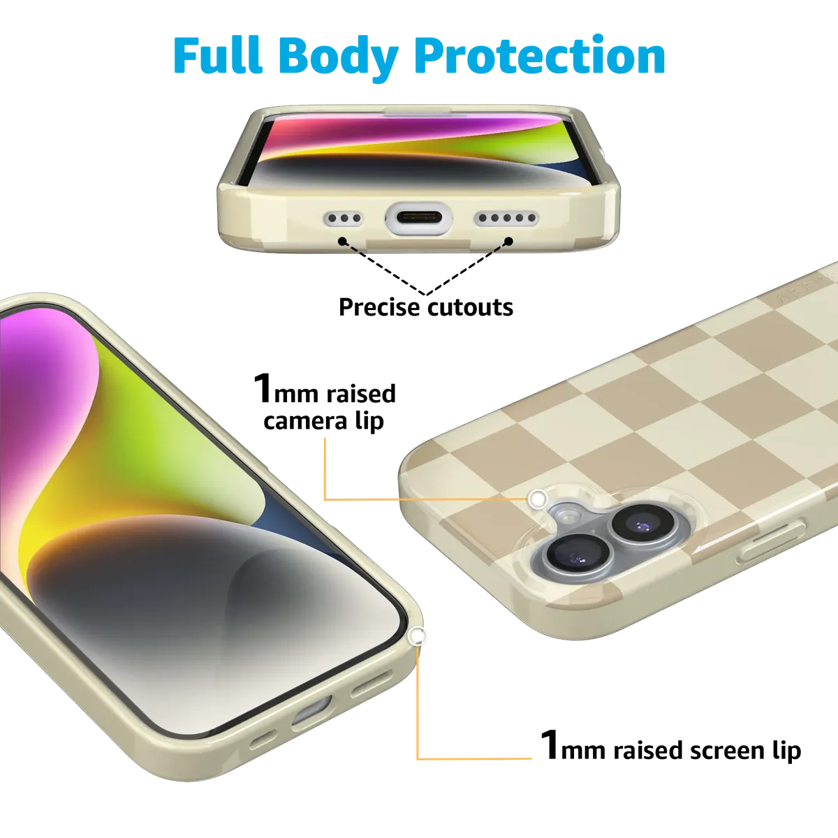 Fit Check | Neutral Checkerboard Case