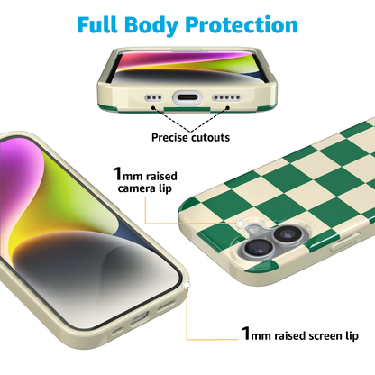 Fit Check | Green Checkerboard Case