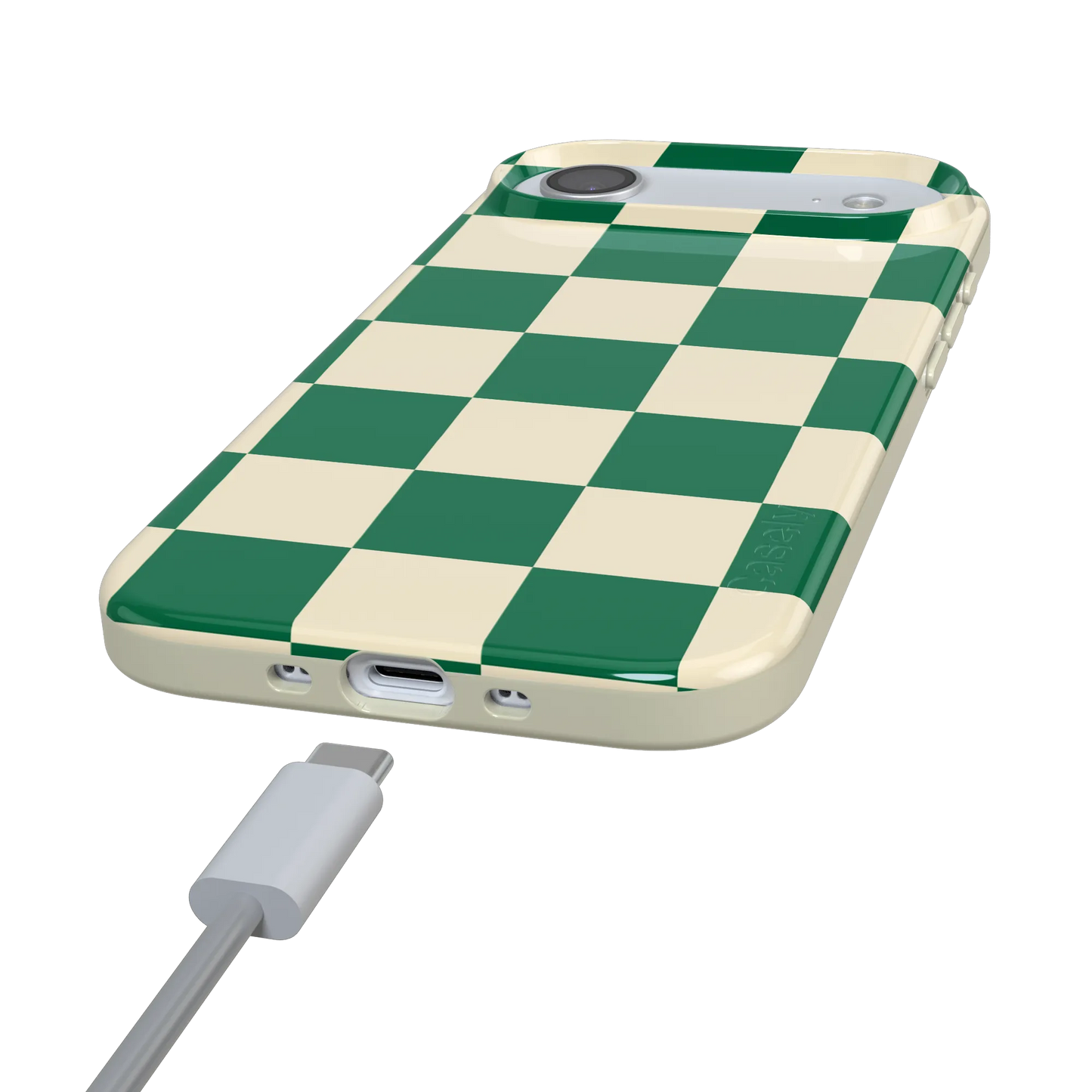 Fit Check | Green Checkerboard Case