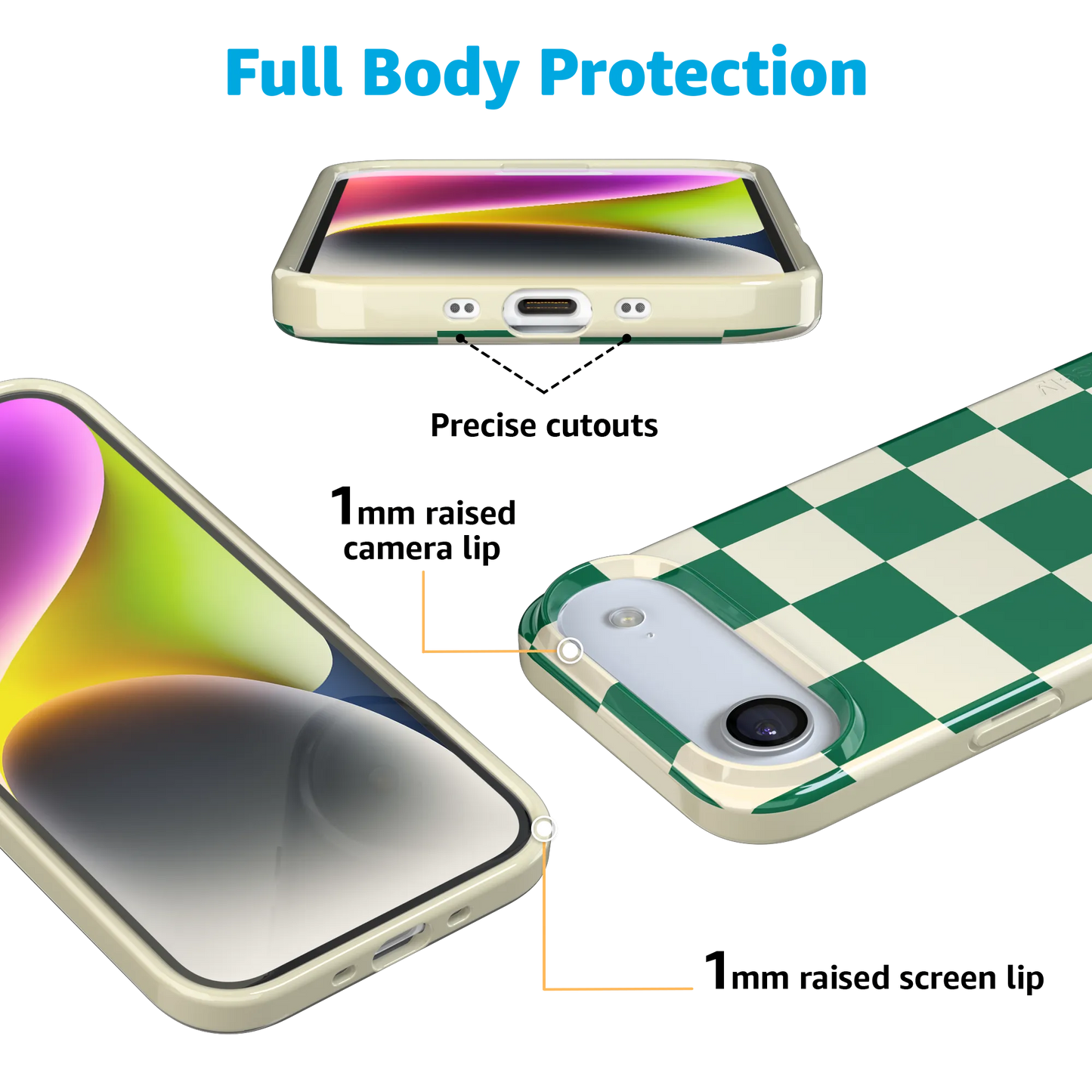 Fit Check | Green Checkerboard Case