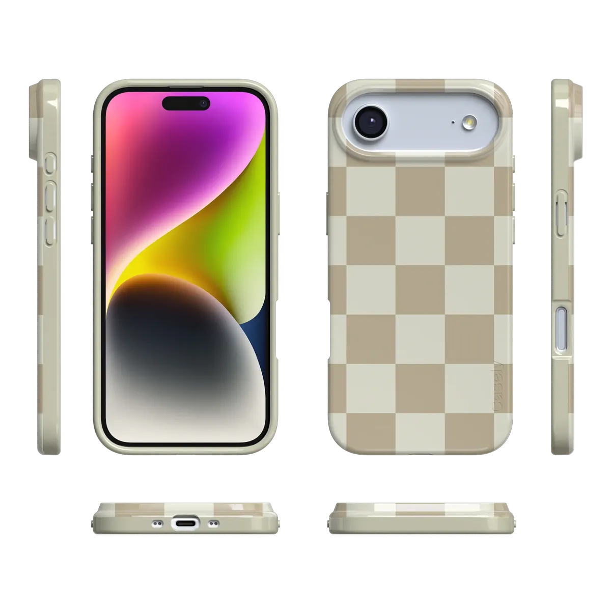 Fit Check | Neutral Checkerboard Case