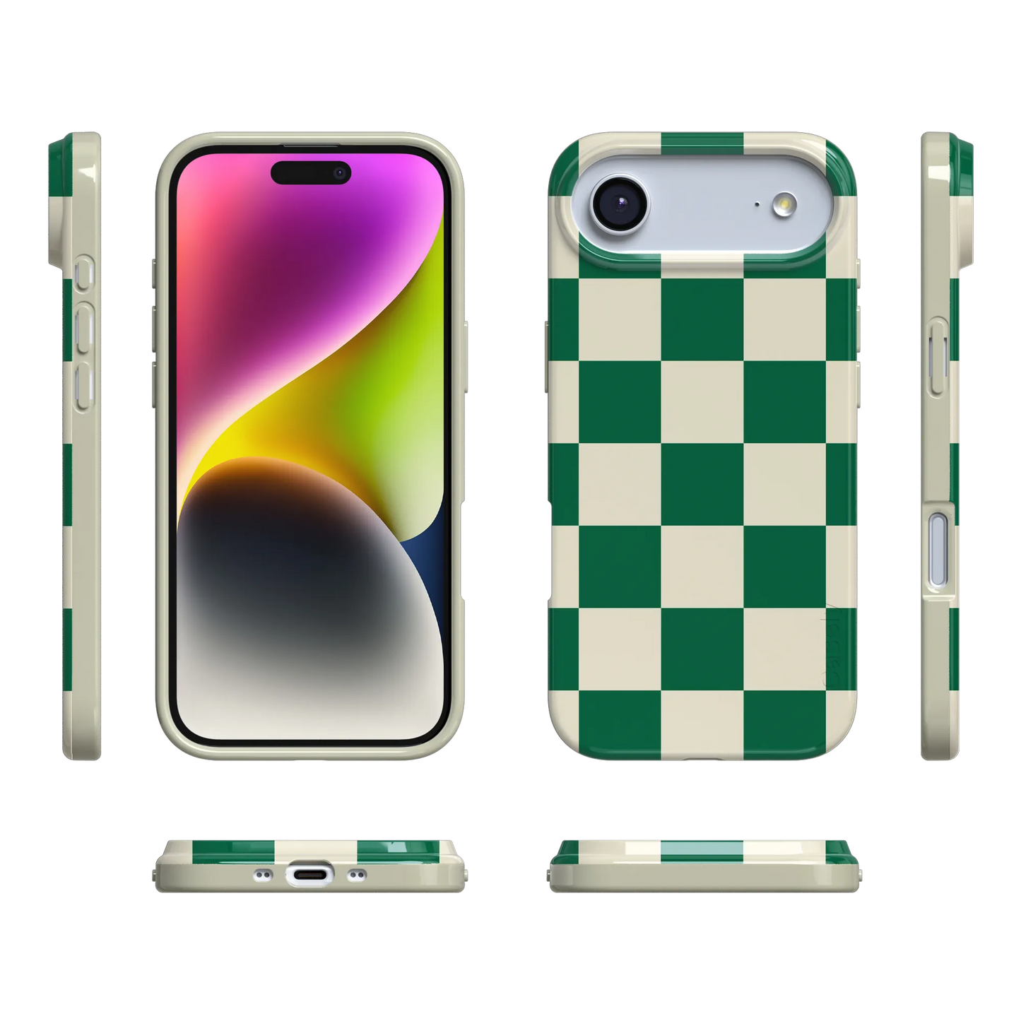 Fit Check | Green Checkerboard Case