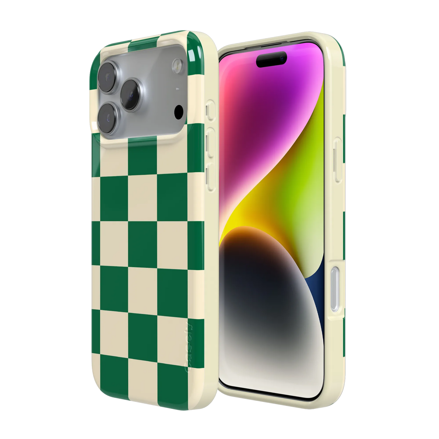 Fit Check | Green Checkerboard Case