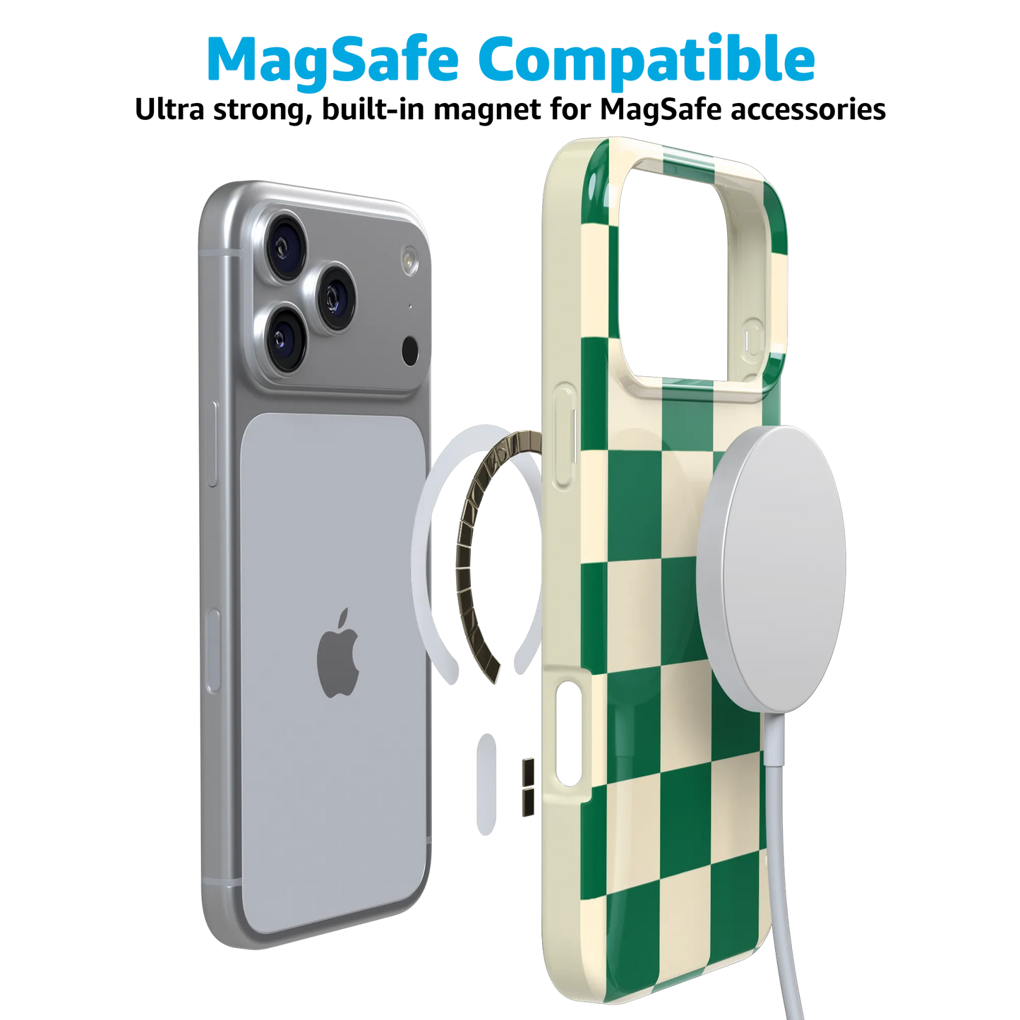 Fit Check | Green Checkerboard Case