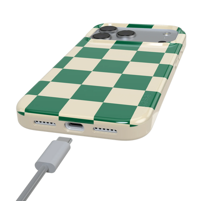 Fit Check | Green Checkerboard Case