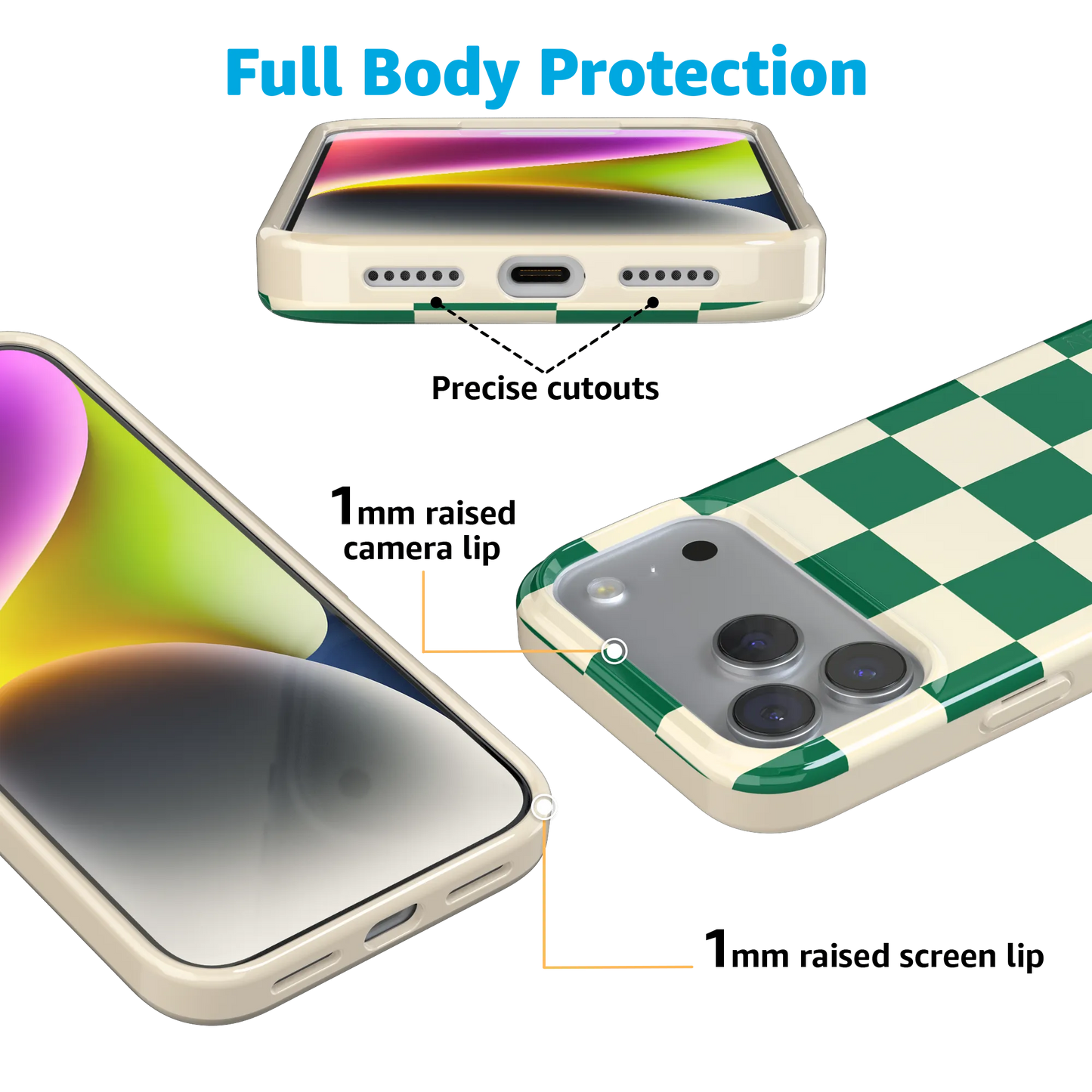 Fit Check | Green Checkerboard Case