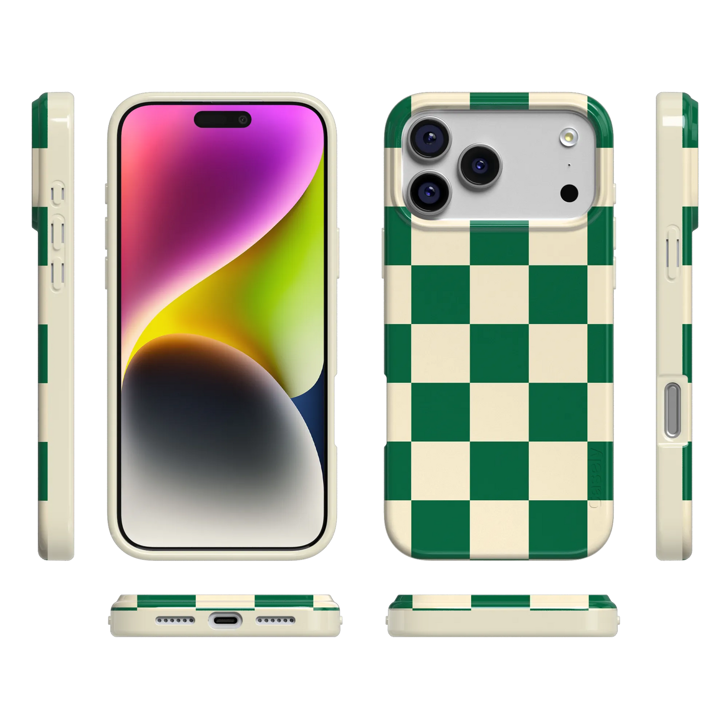 Fit Check | Green Checkerboard Case