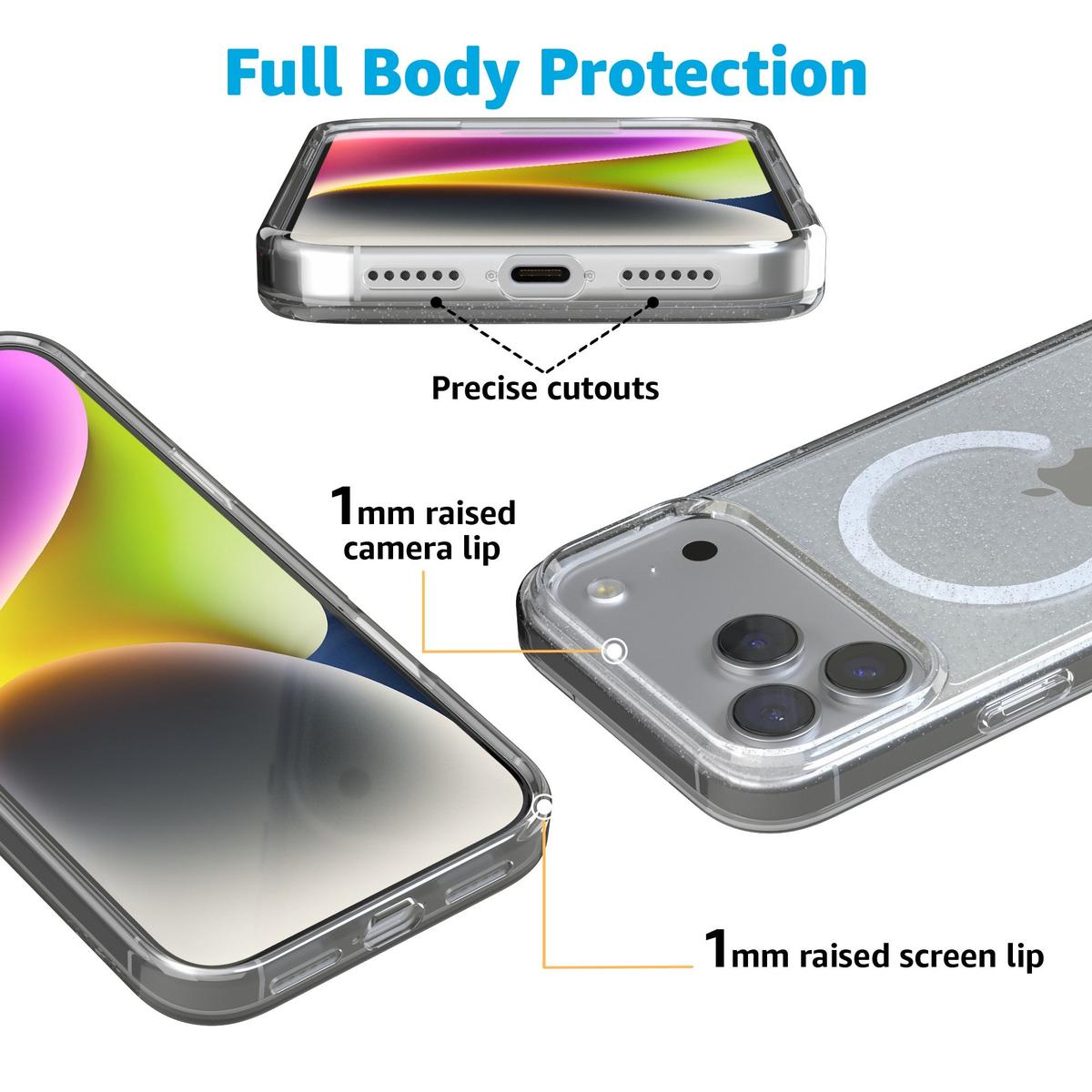 Clear Skies | Clear Shimmer Case