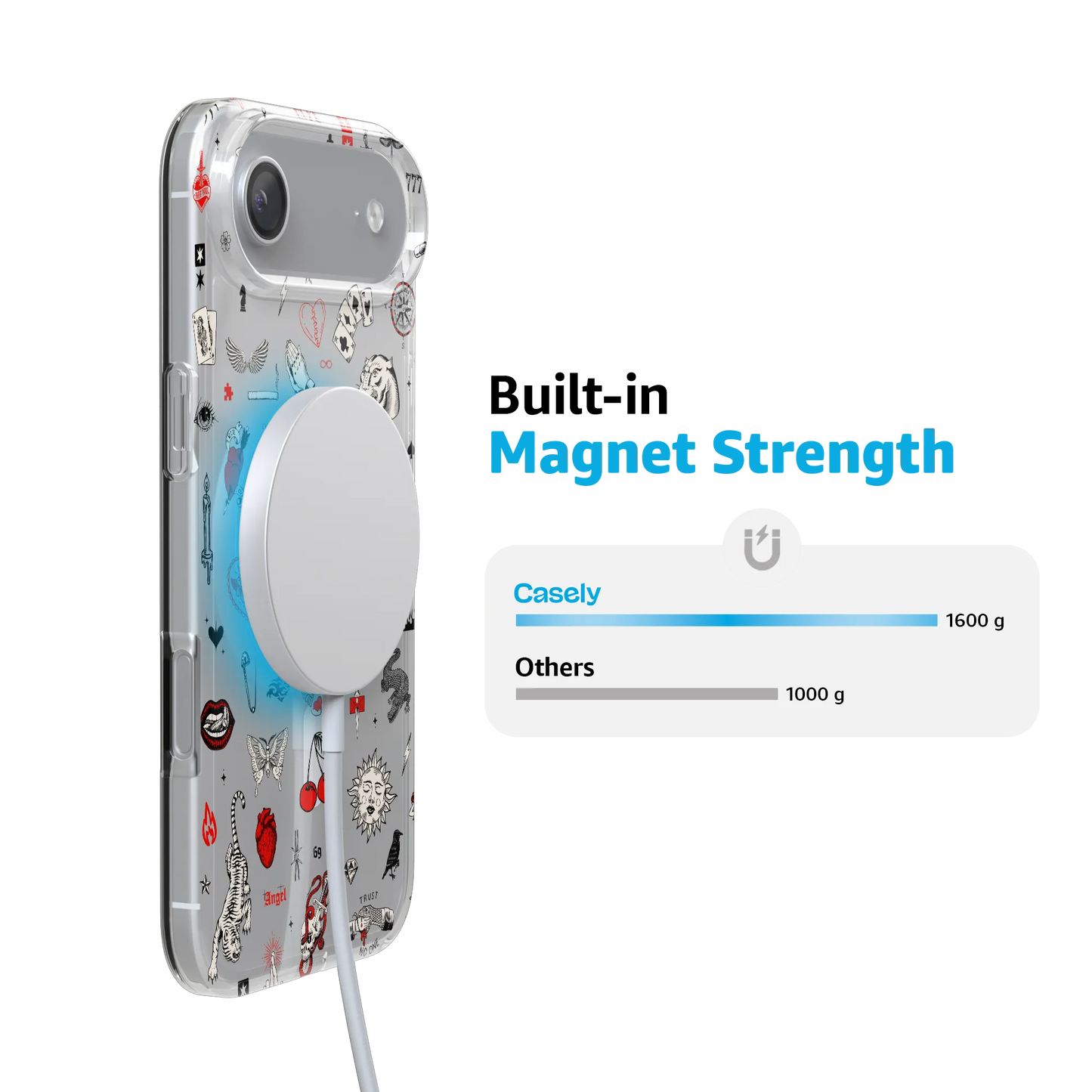 Not a Phase | Clear Flash Tattoo Case