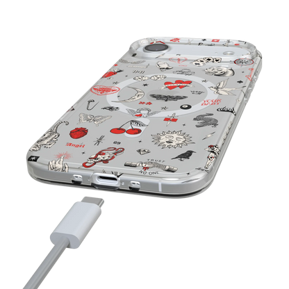 Not a Phase | Clear Flash Tattoo Case