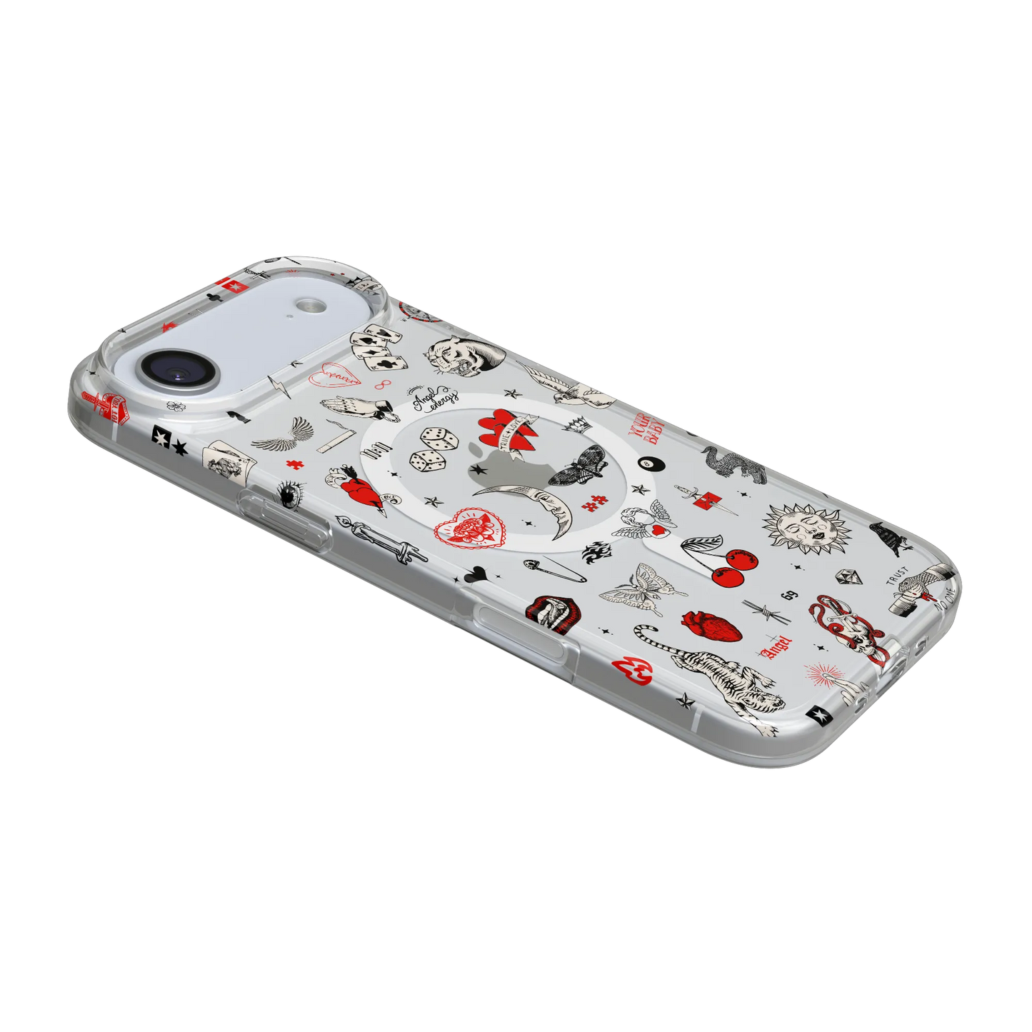 Not a Phase | Clear Flash Tattoo Case