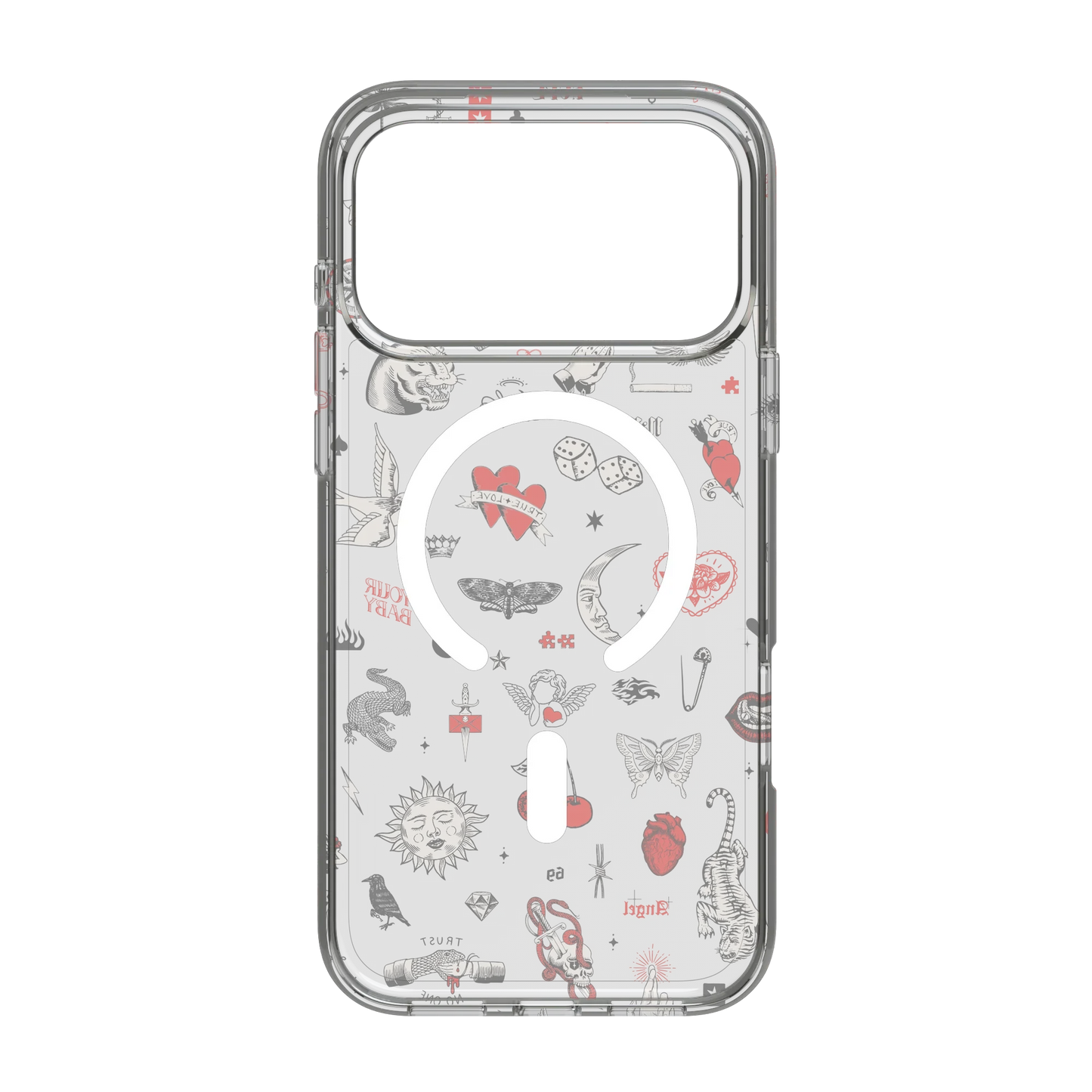 Not a Phase | Clear Flash Tattoo Case