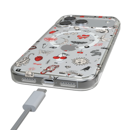 Not a Phase | Clear Flash Tattoo Case