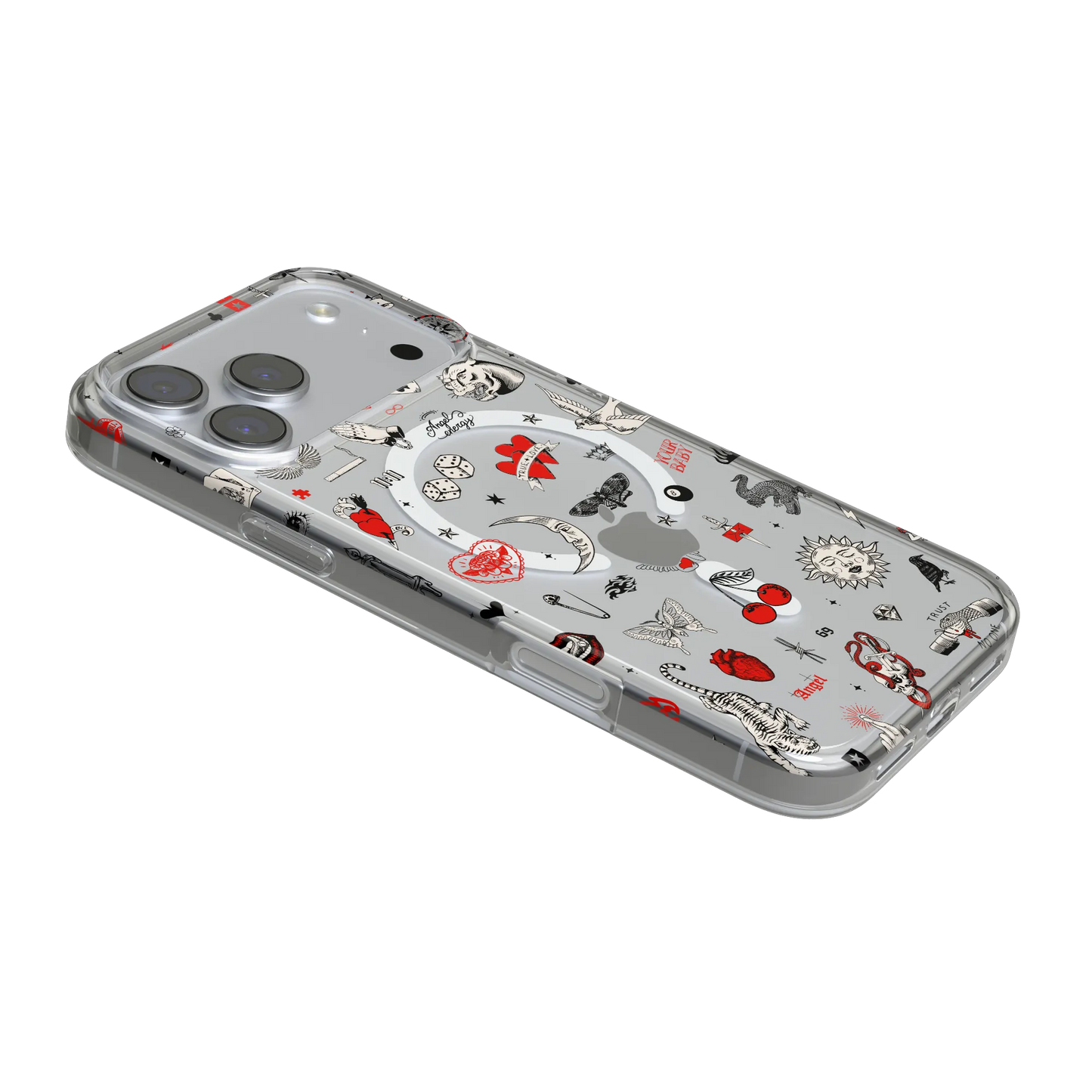 Not a Phase | Clear Flash Tattoo Case