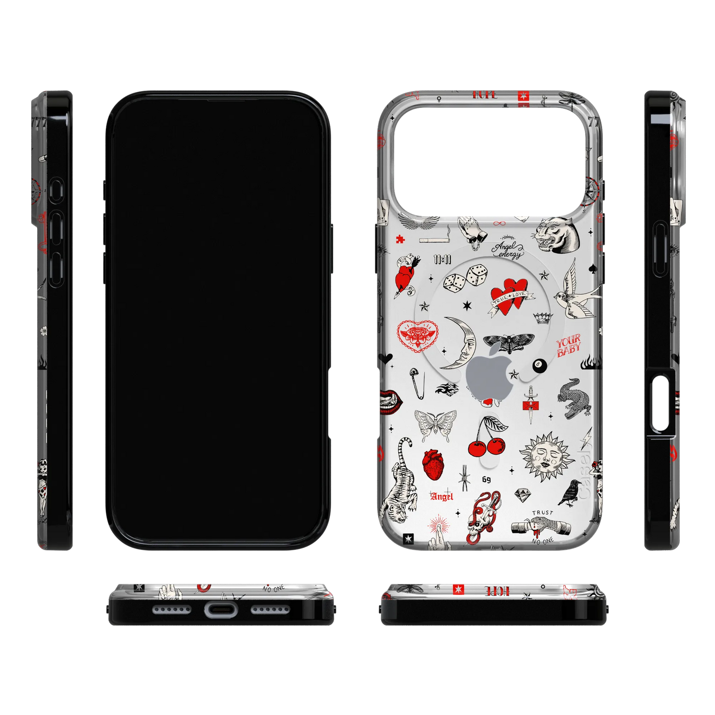 Not a Phase | Clear Flash Tattoo Case