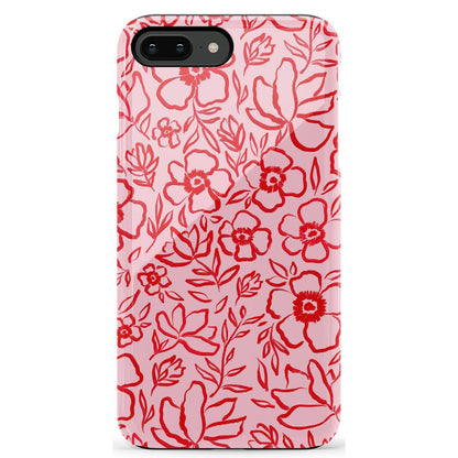Blush Garden | Floral Doodle Case