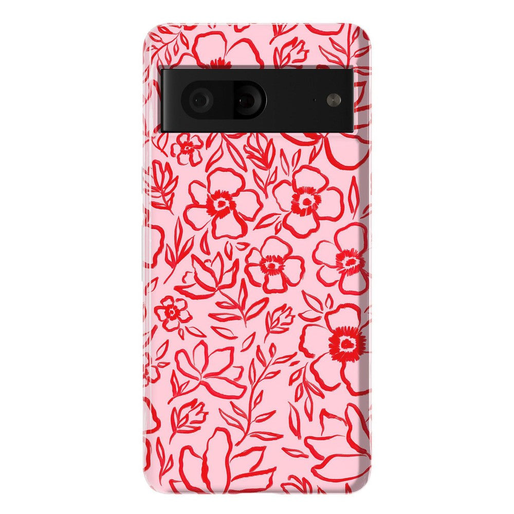 Blush Garden | Floral Doodle Case