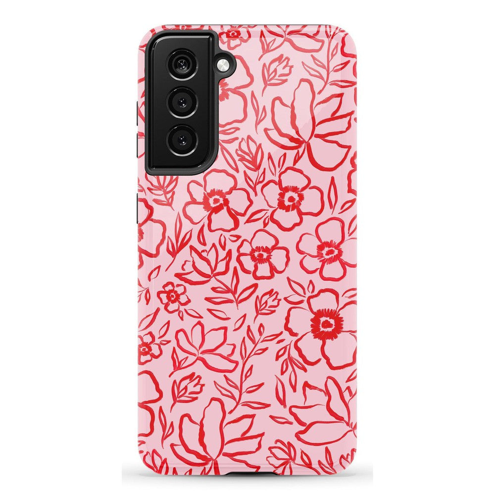 Blush Garden | Floral Doodle Case