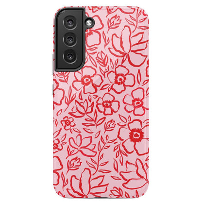 Blush Garden | Floral Doodle Case