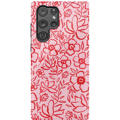 Blush Garden | Floral Doodle Case