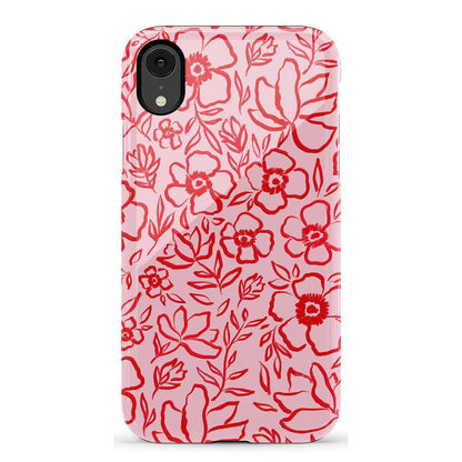 Blush Garden | Floral Doodle Case