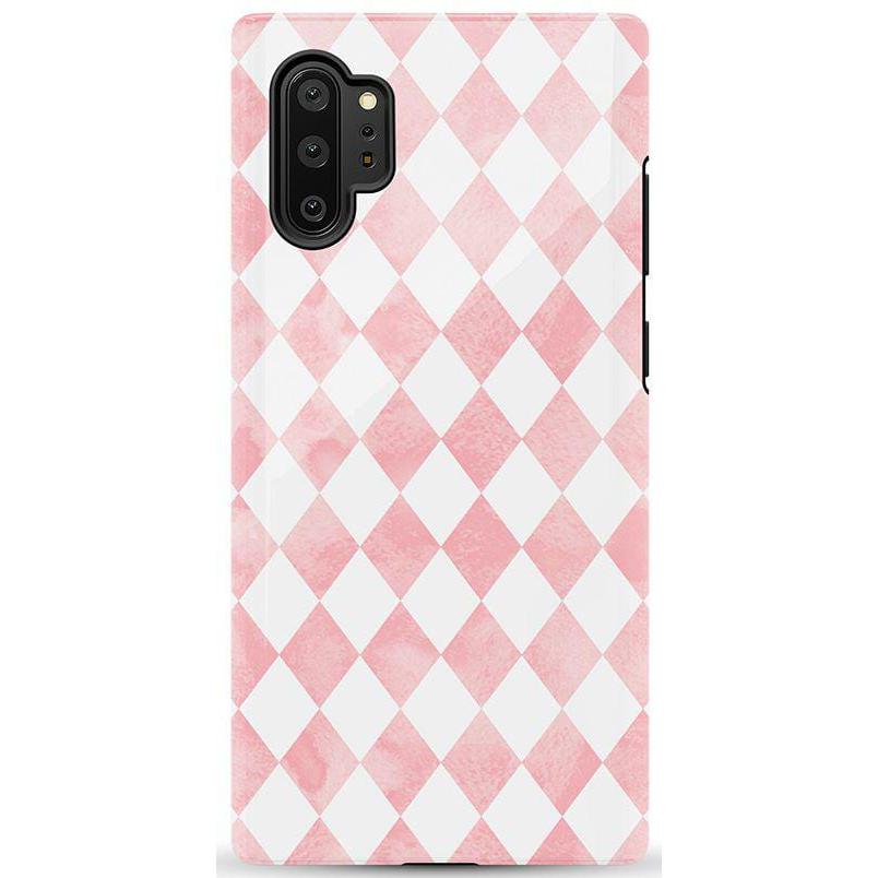 Queen of Diamonds | Pink Watercolor Case