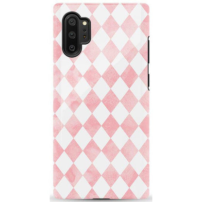 Queen of Diamonds | Pink Watercolor Case
