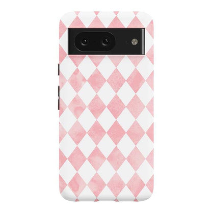 Queen of Diamonds | Pink Watercolor Case