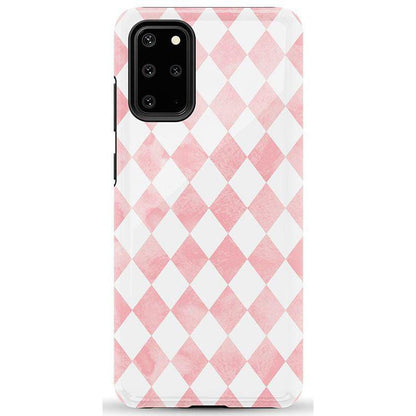 Queen of Diamonds | Pink Watercolor Case