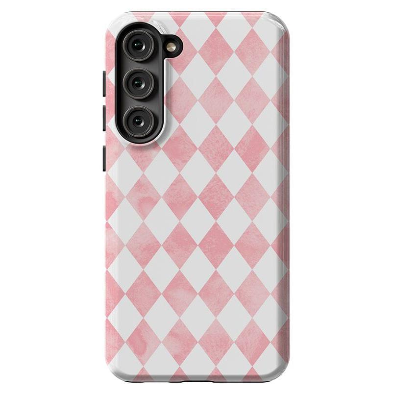 Queen of Diamonds | Pink Watercolor Case