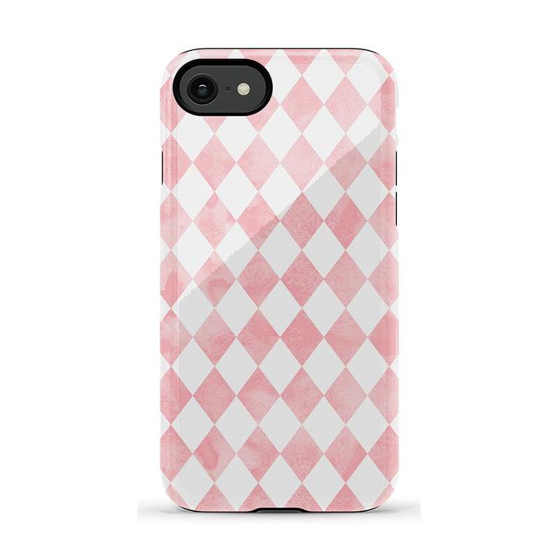 Queen of Diamonds | Pink Watercolor Case