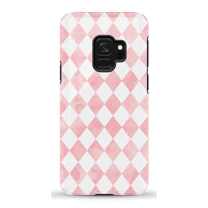 Queen of Diamonds | Pink Watercolor Case