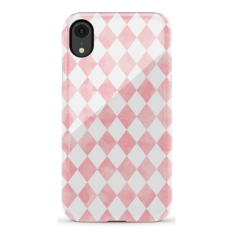 Queen of Diamonds | Pink Watercolor Case