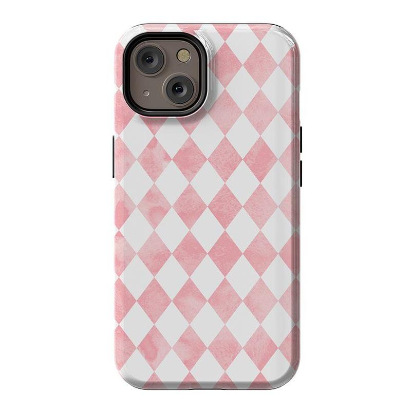 Queen of Diamonds | Pink Watercolor Case