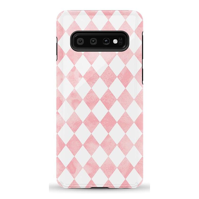 Queen of Diamonds | Pink Watercolor Case