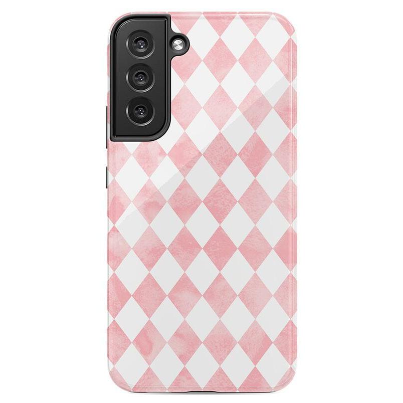 Queen of Diamonds | Pink Watercolor Case