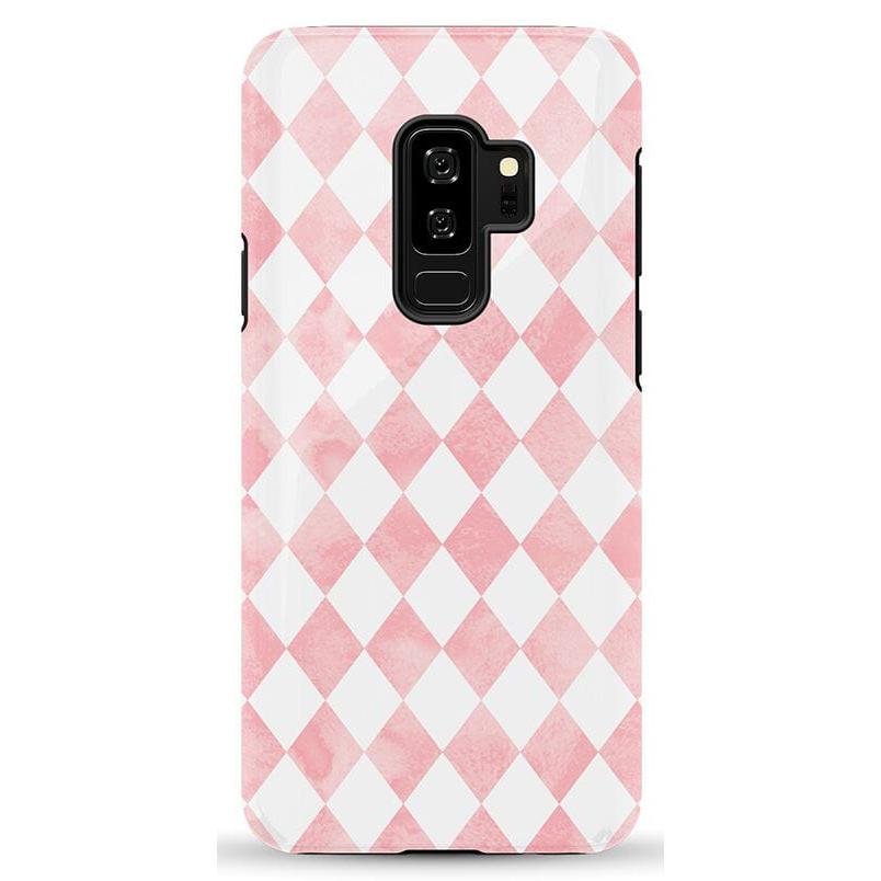 Queen of Diamonds | Pink Watercolor Case