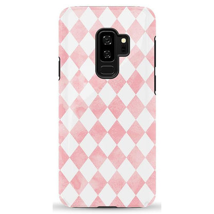 Queen of Diamonds | Pink Watercolor Case